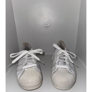 Adidas Superstar Sneakers | All White Shell Toe Classic Youth Size 4